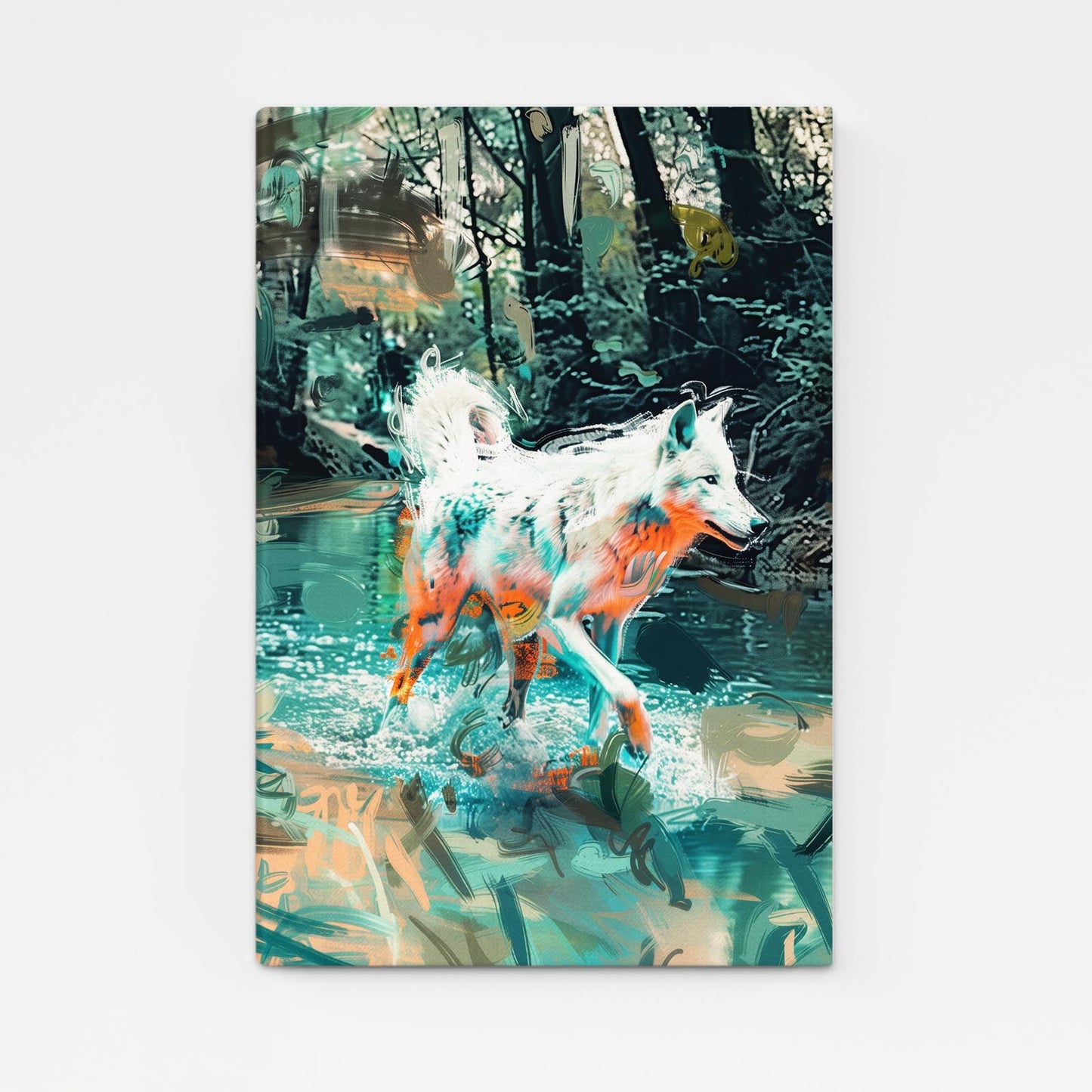 Digital Art Wolf