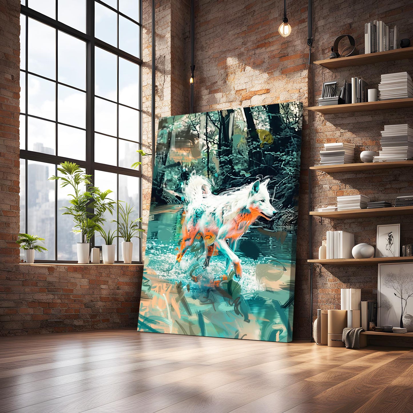 Digital Art Wolf