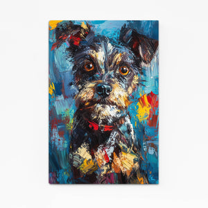 Colorful Terrier Dog Art