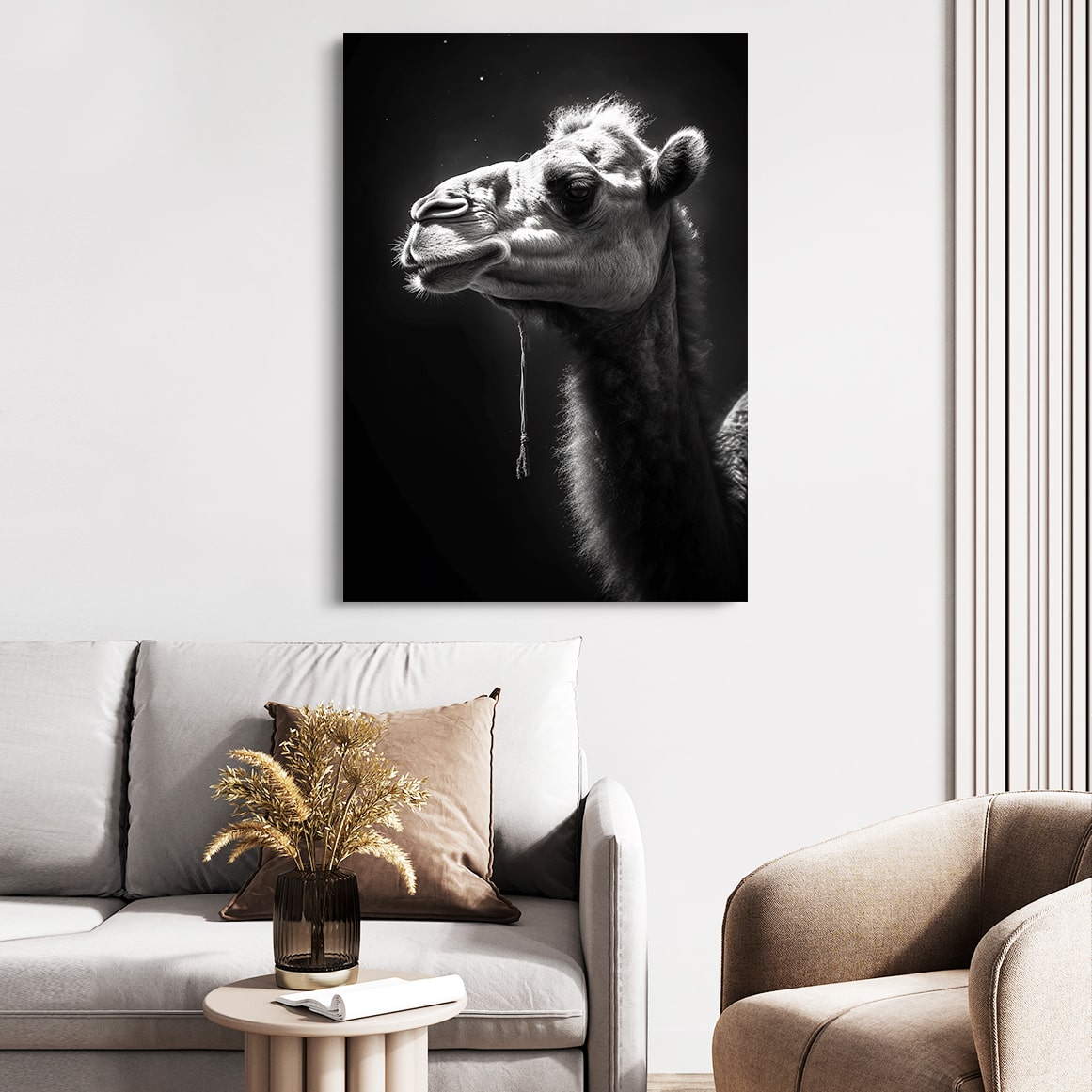 Dramatic Camel Photography Art – canvas print, view 5