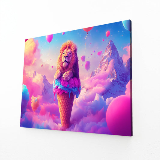 Dreamscape Bliss Lion Wall Art