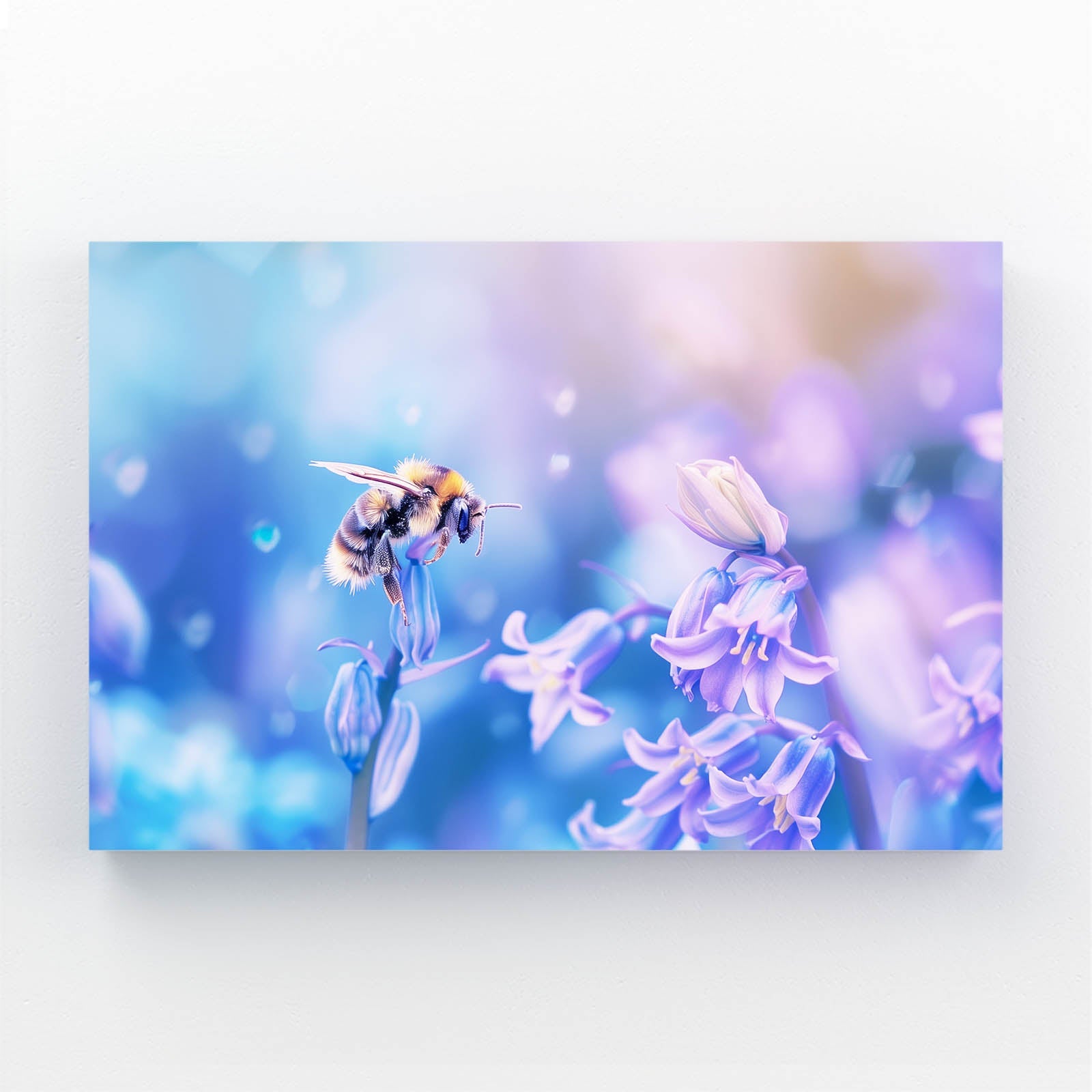 Dreamy Floral Bee Art