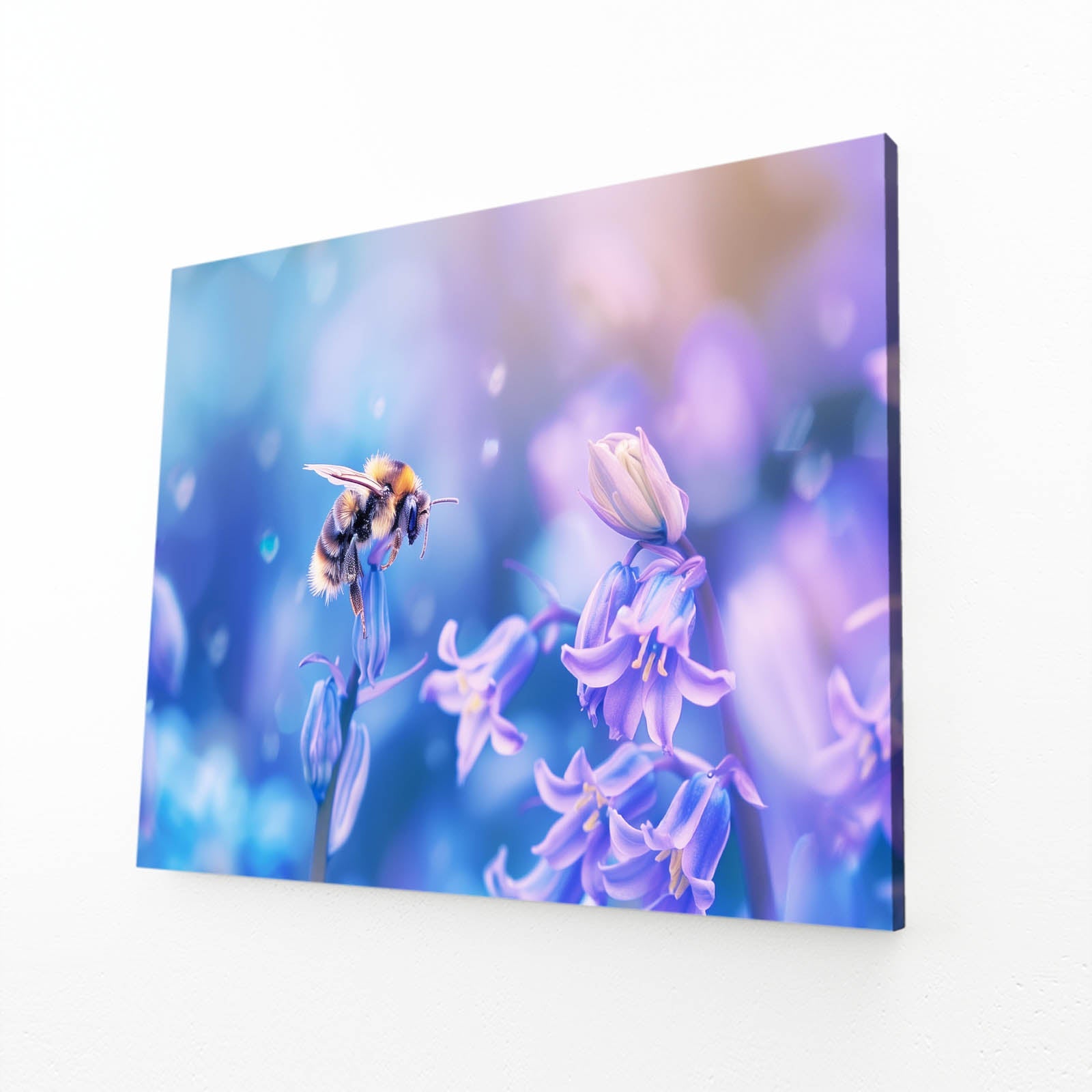 Dreamy Floral Bee Art