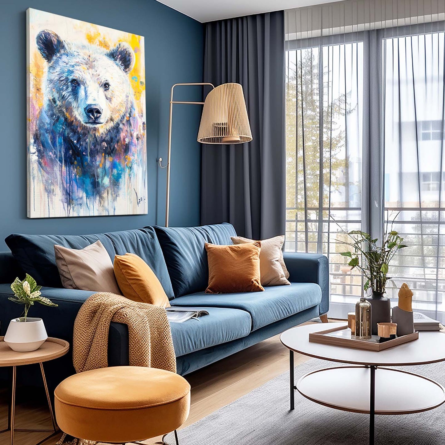 Drippy Bear Art