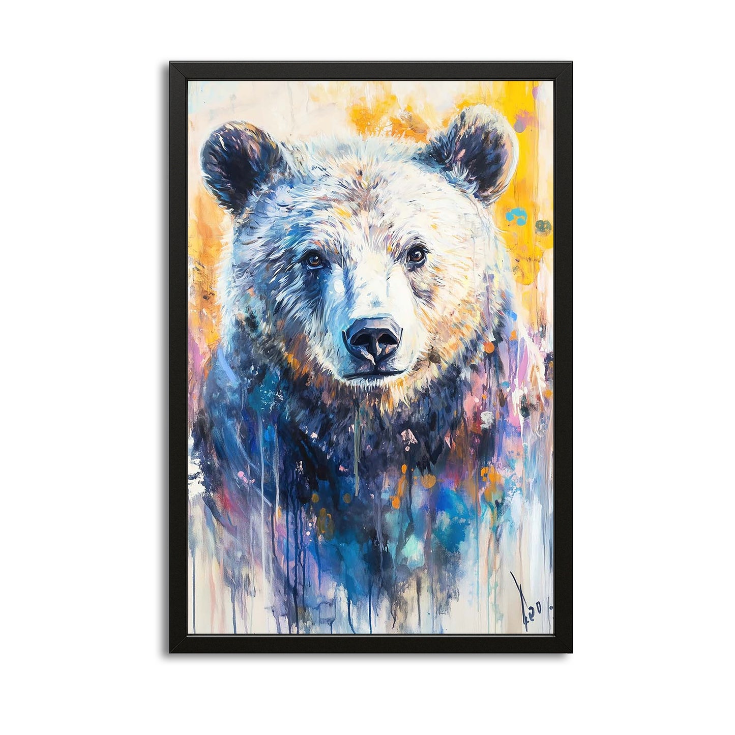 Drippy Bear Art