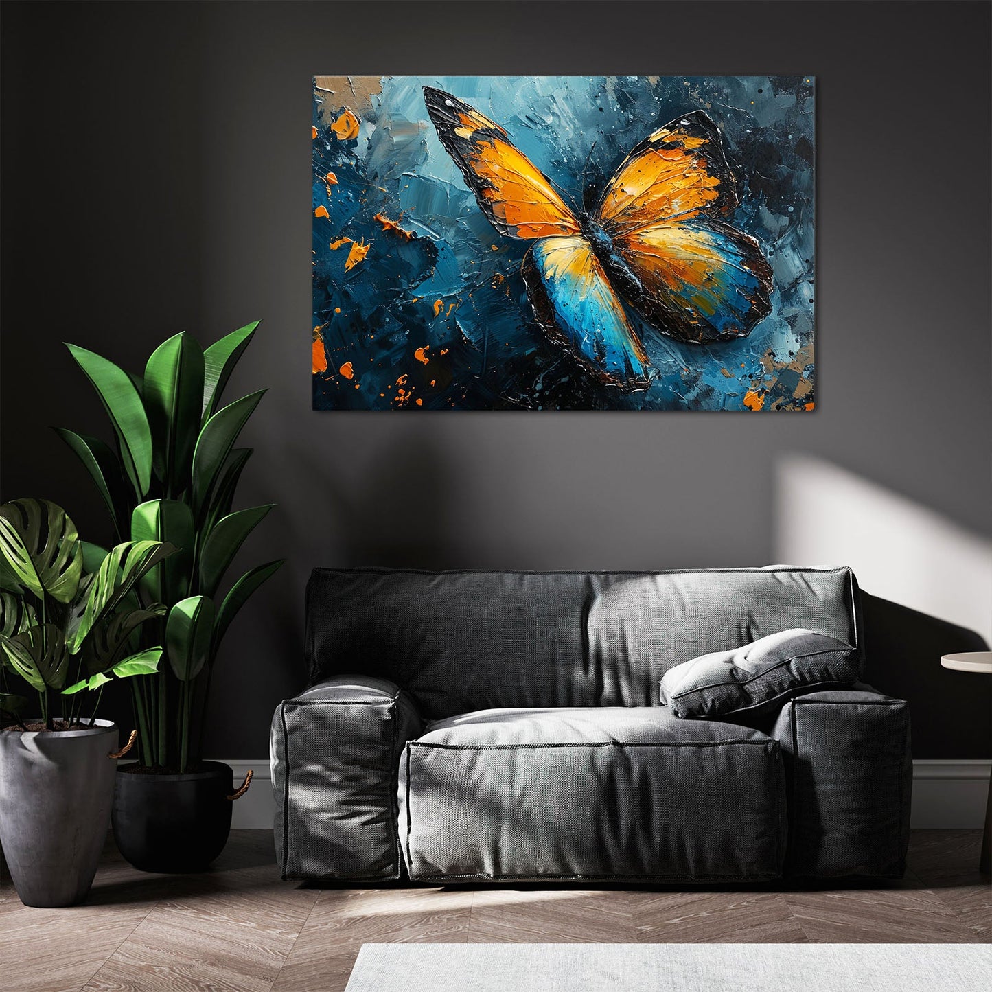 Electric Flame Butterfly Wall Art