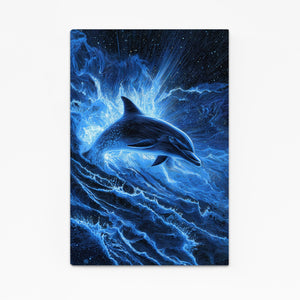 Electric Surge Dolphin Art