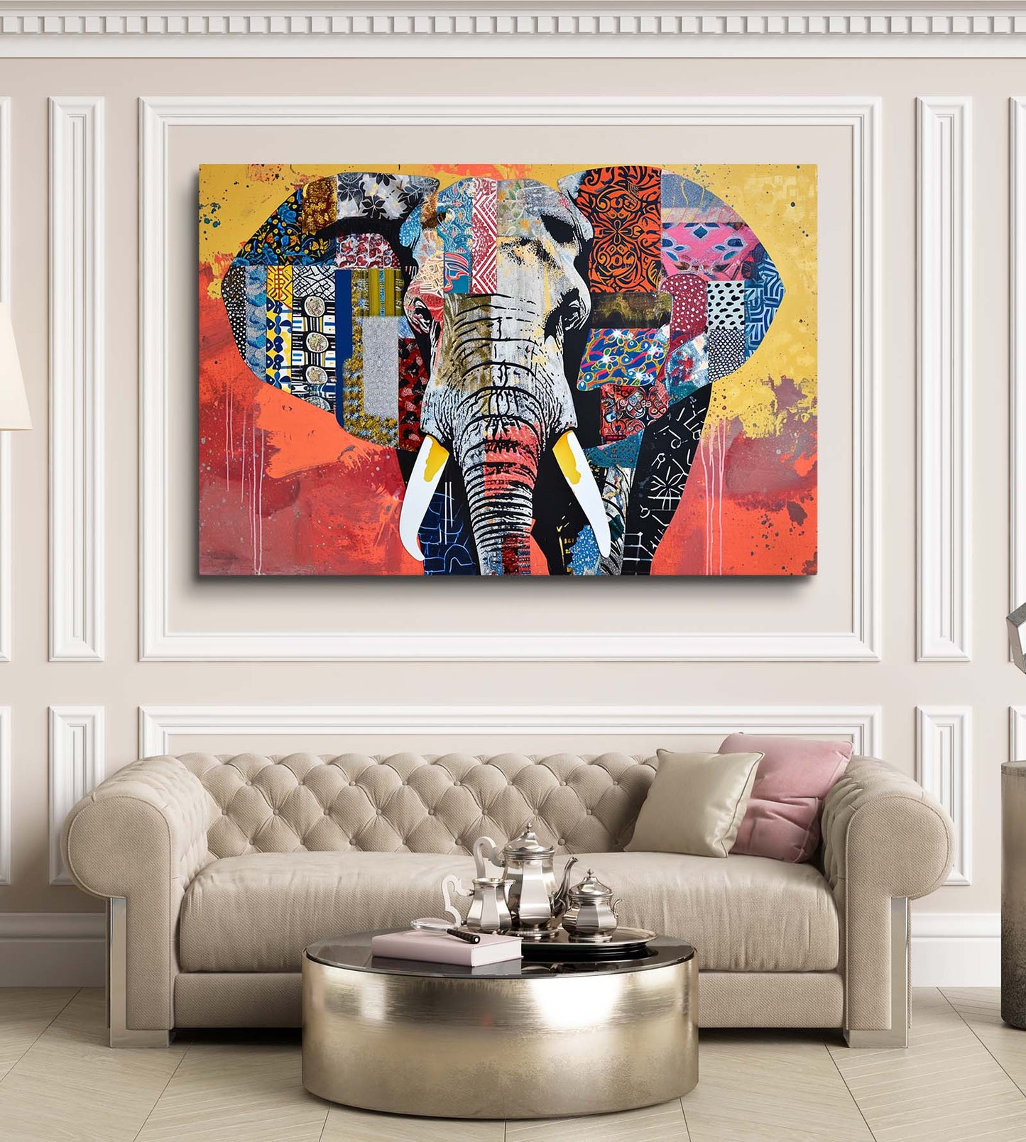 Elephant Abstract Art