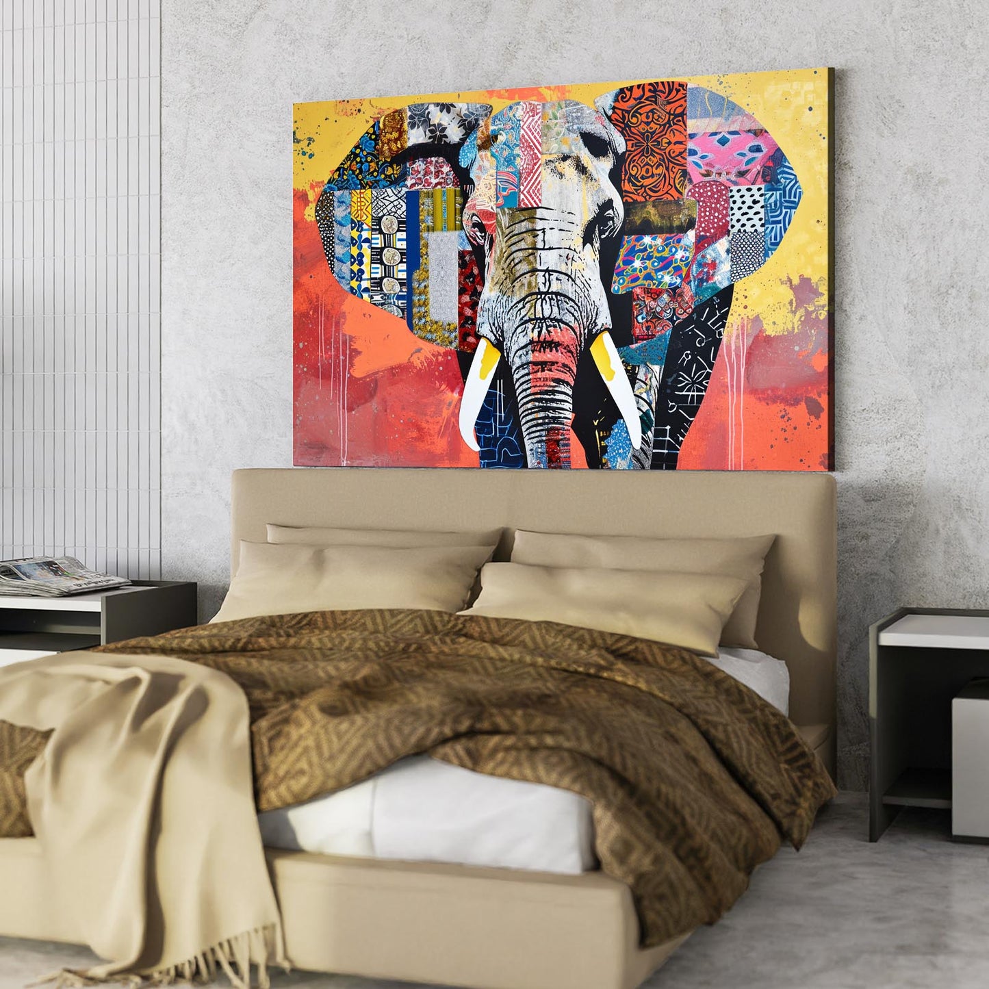 Elephant Abstract Art