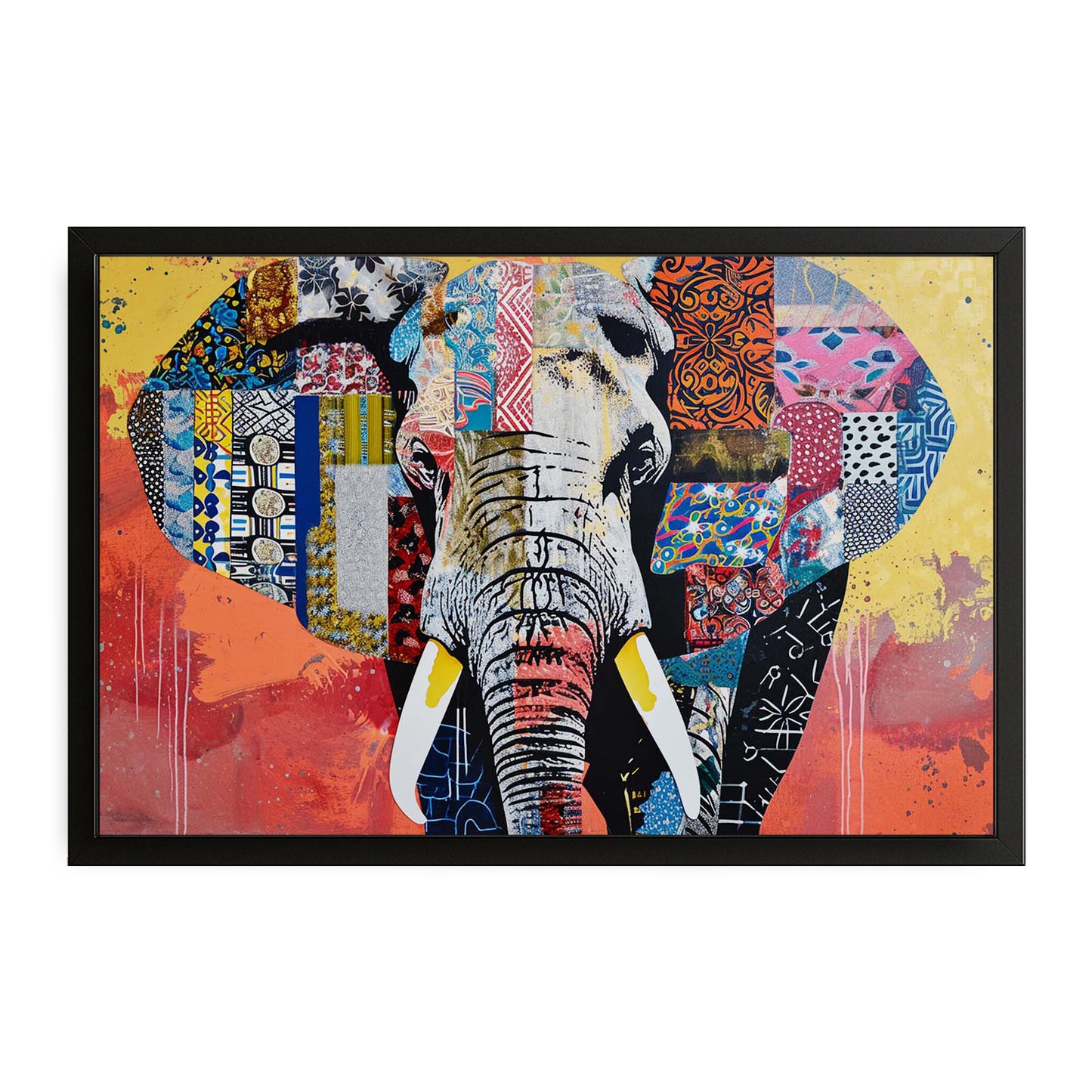 Elephant Abstract Art
