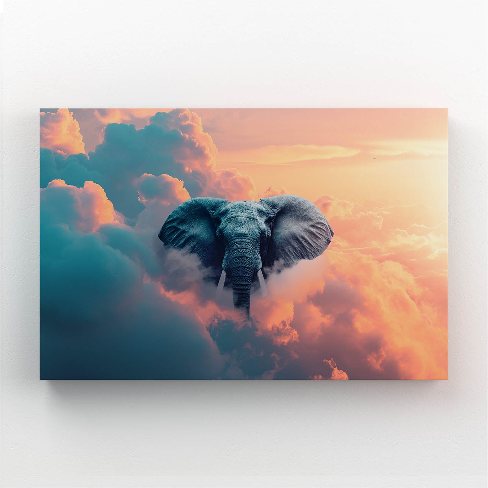 Elephant Cloud Wall Art