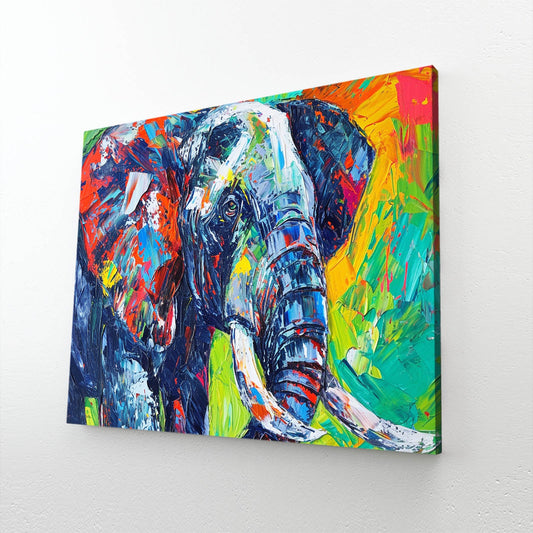 Elephant Expressionist Wall Art