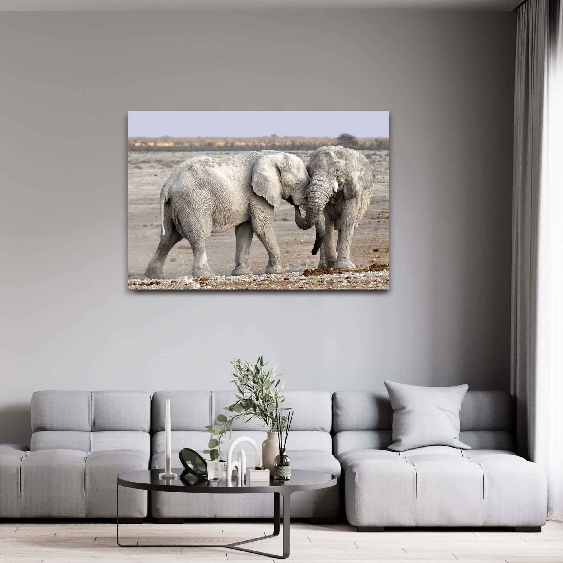 Elephant Family Wall Art