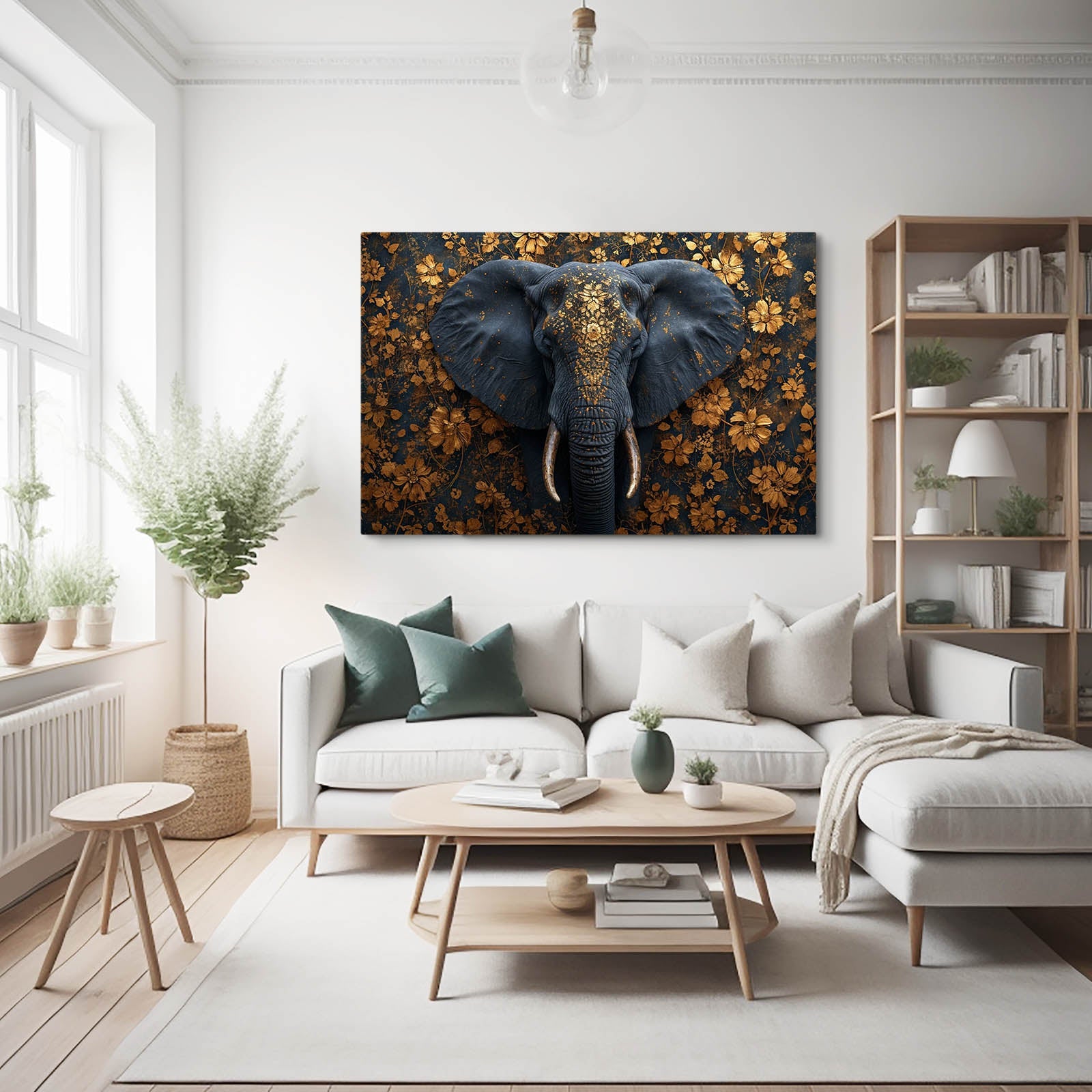 Elephant Floral Art