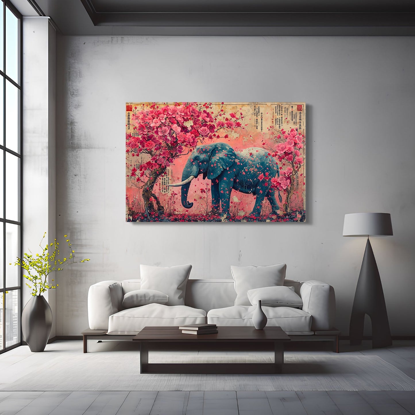 Elephant Flower Art