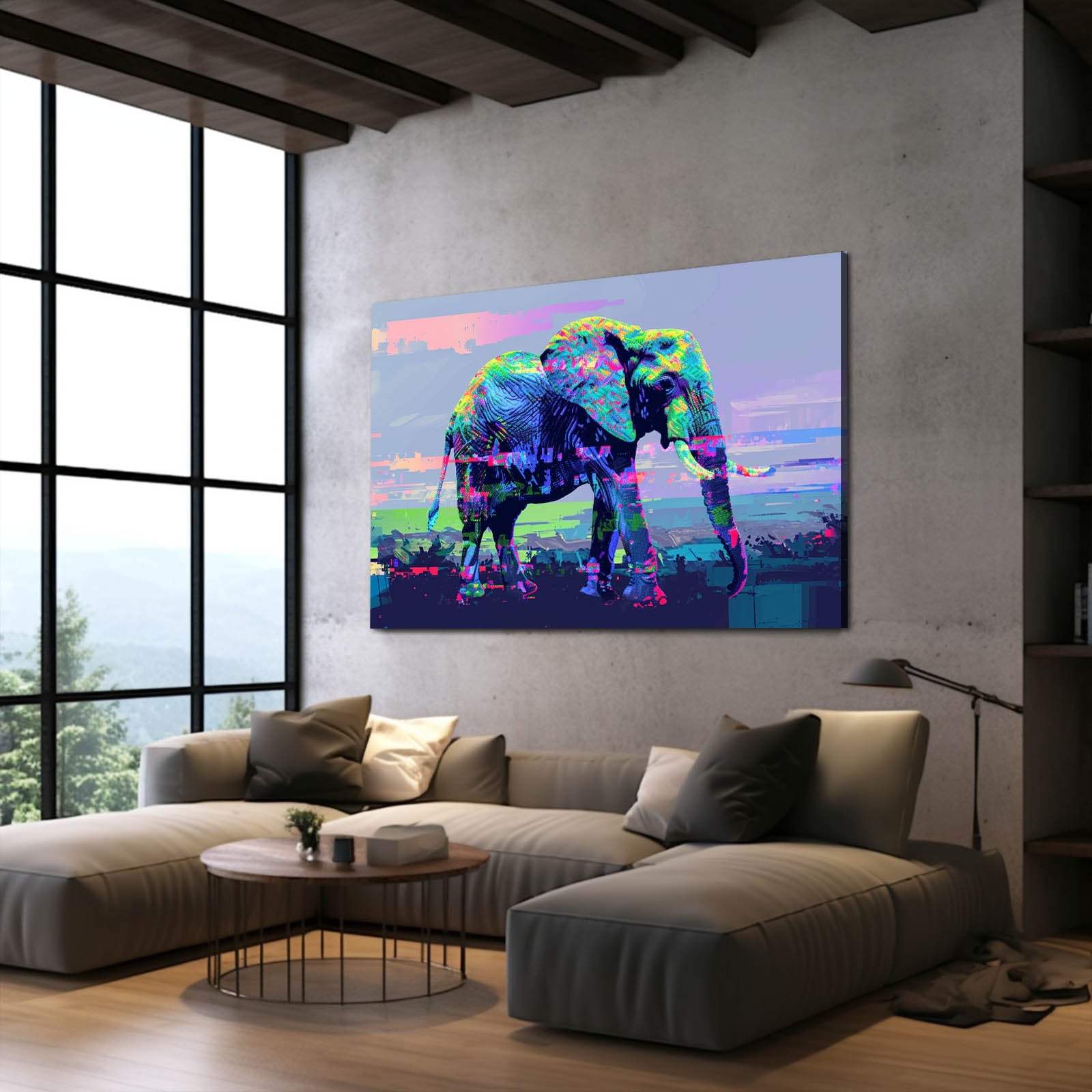 Elephant Graphic Art