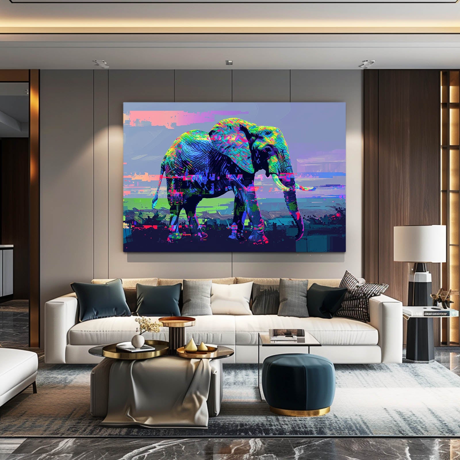 Elephant Graphic Art