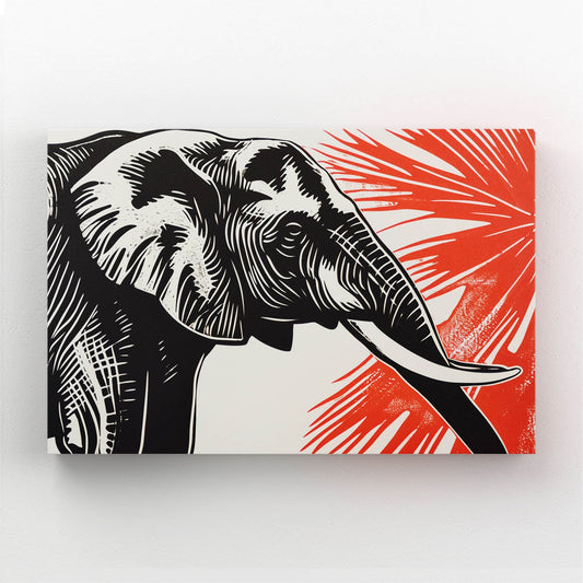 Elephant Graphic Wall Art