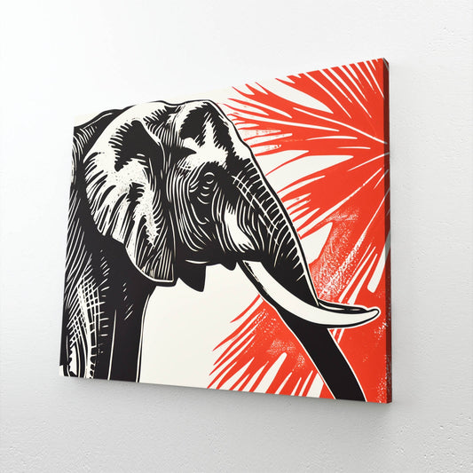 Elephant Graphic Wall Art