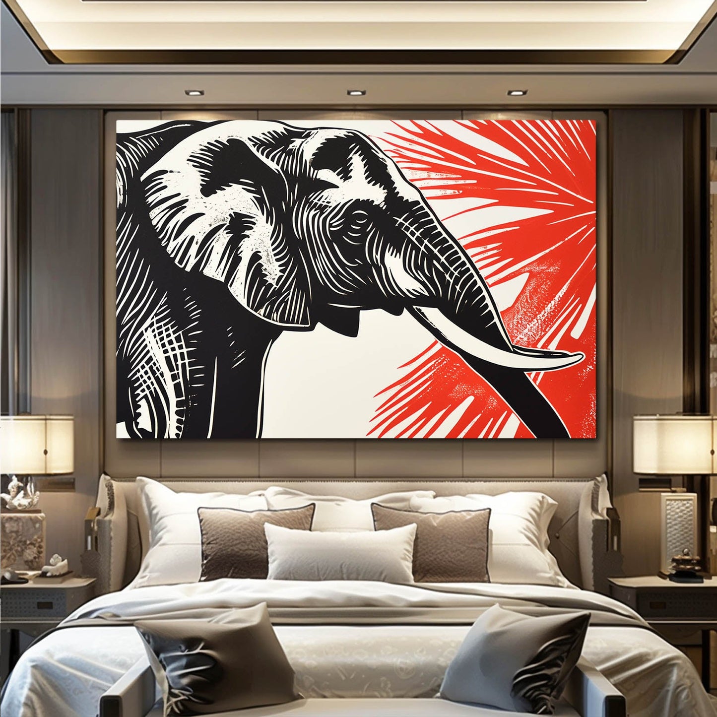 Elephant Graphic Wall Art