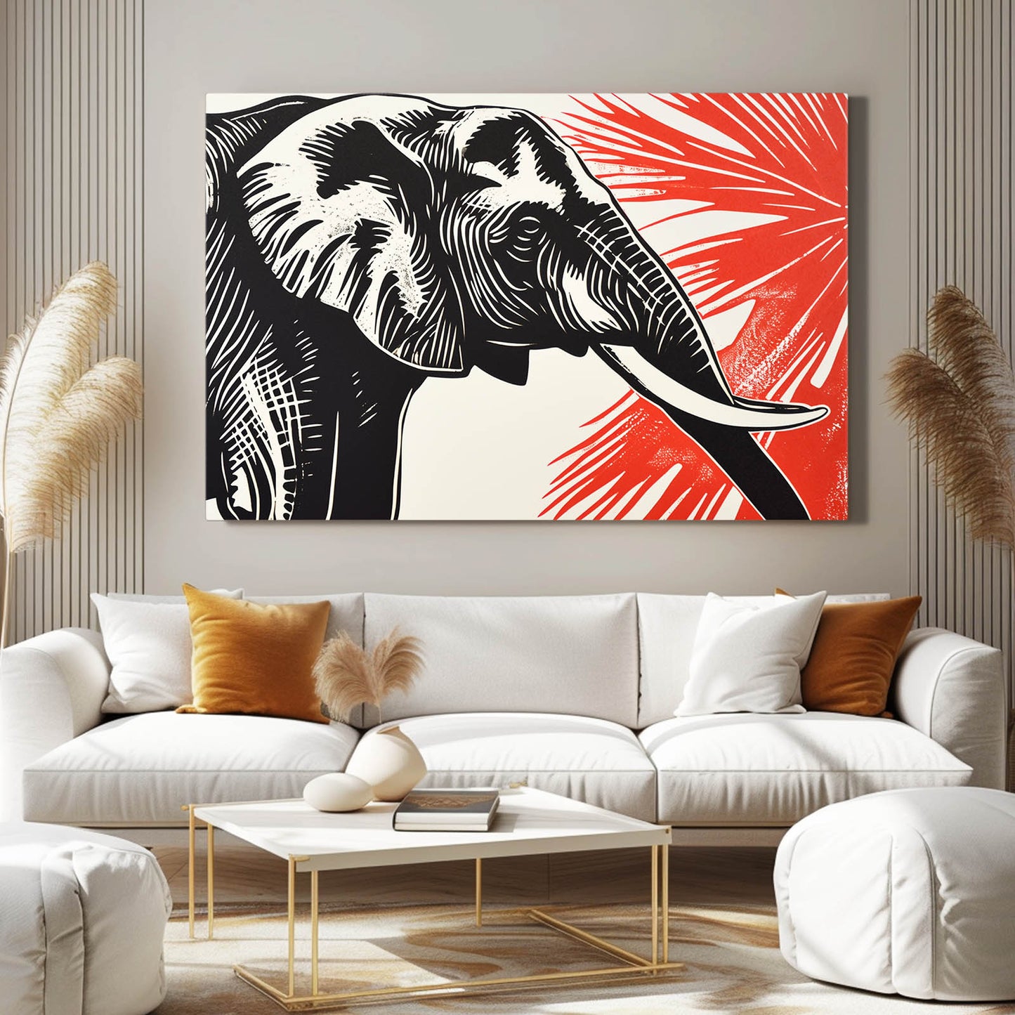 Elephant Graphic Wall Art