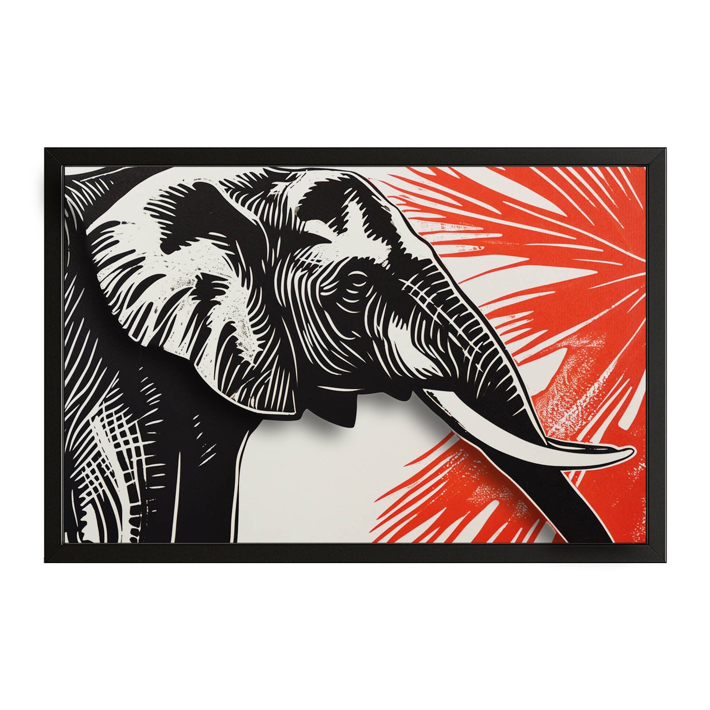 Elephant Graphic Wall Art