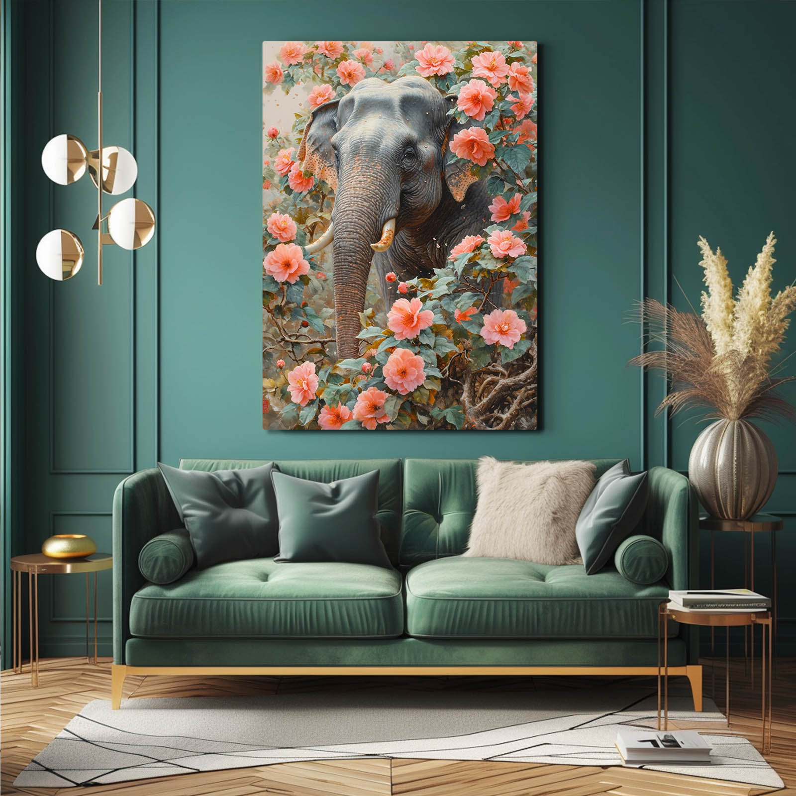 Elephant In Bloom Art
