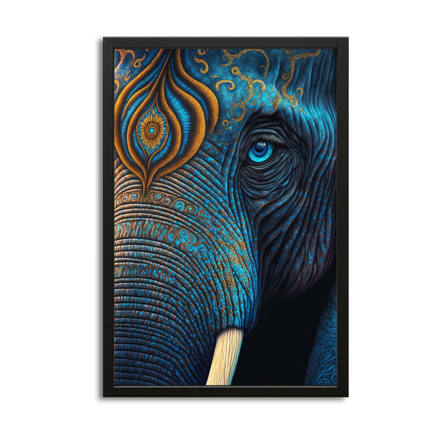 Elephant Mandala Wall Art