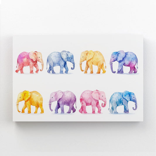 Elephant Nursery Art Print
