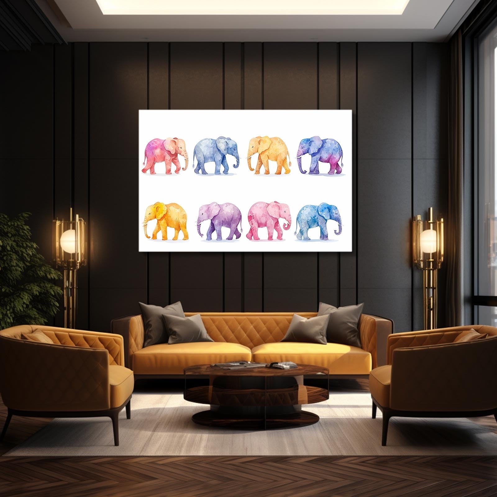 Elephant Nursery Art Print