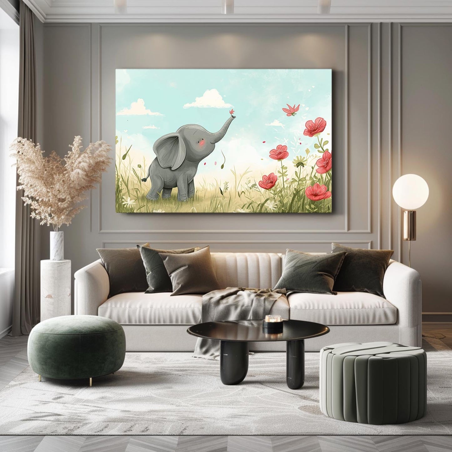 Elephant Nursery Wall Art