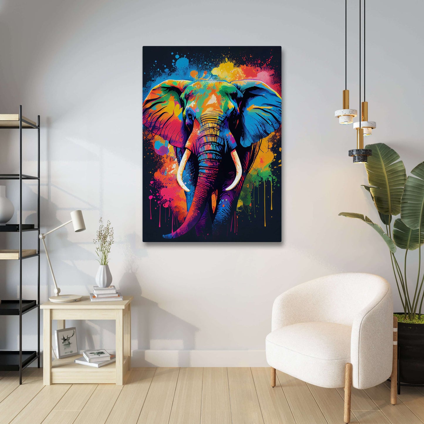 Elephant Pop Art Painting