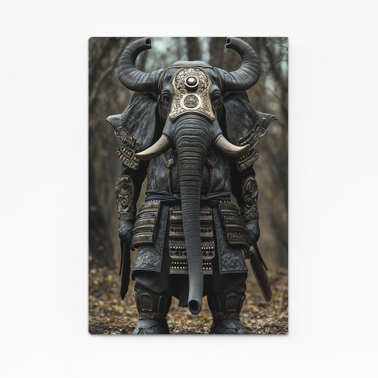 Elephant Samurai Wall Art