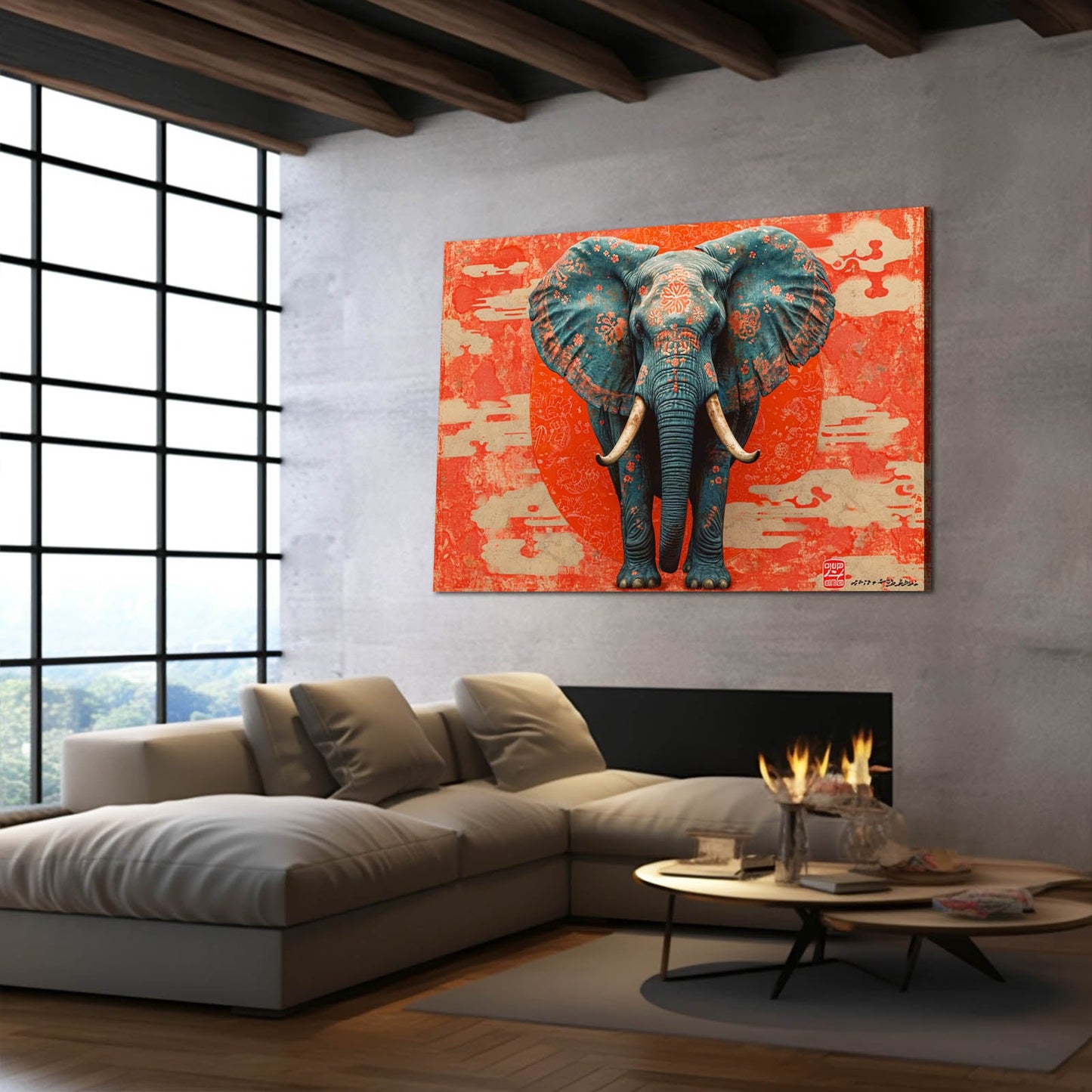 Elephant Thailand Art