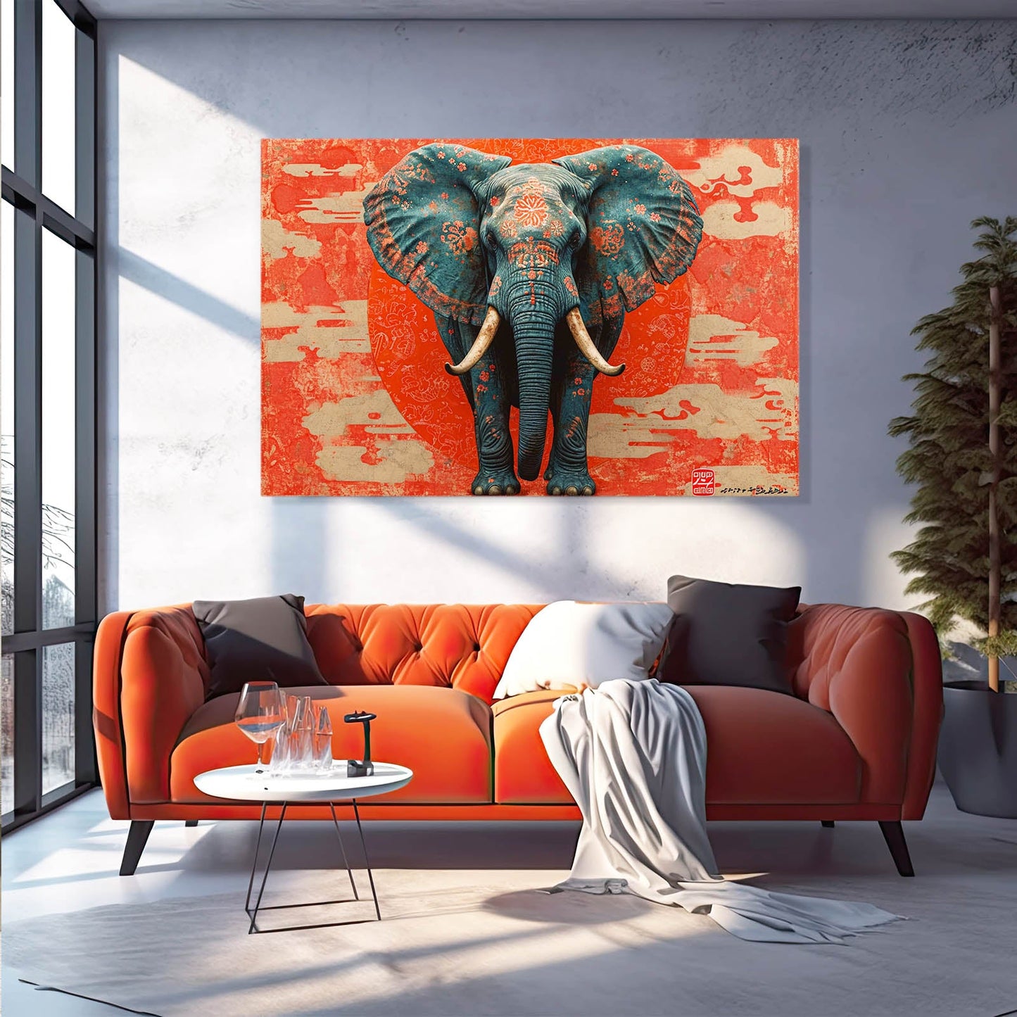 Elephant Thailand Art