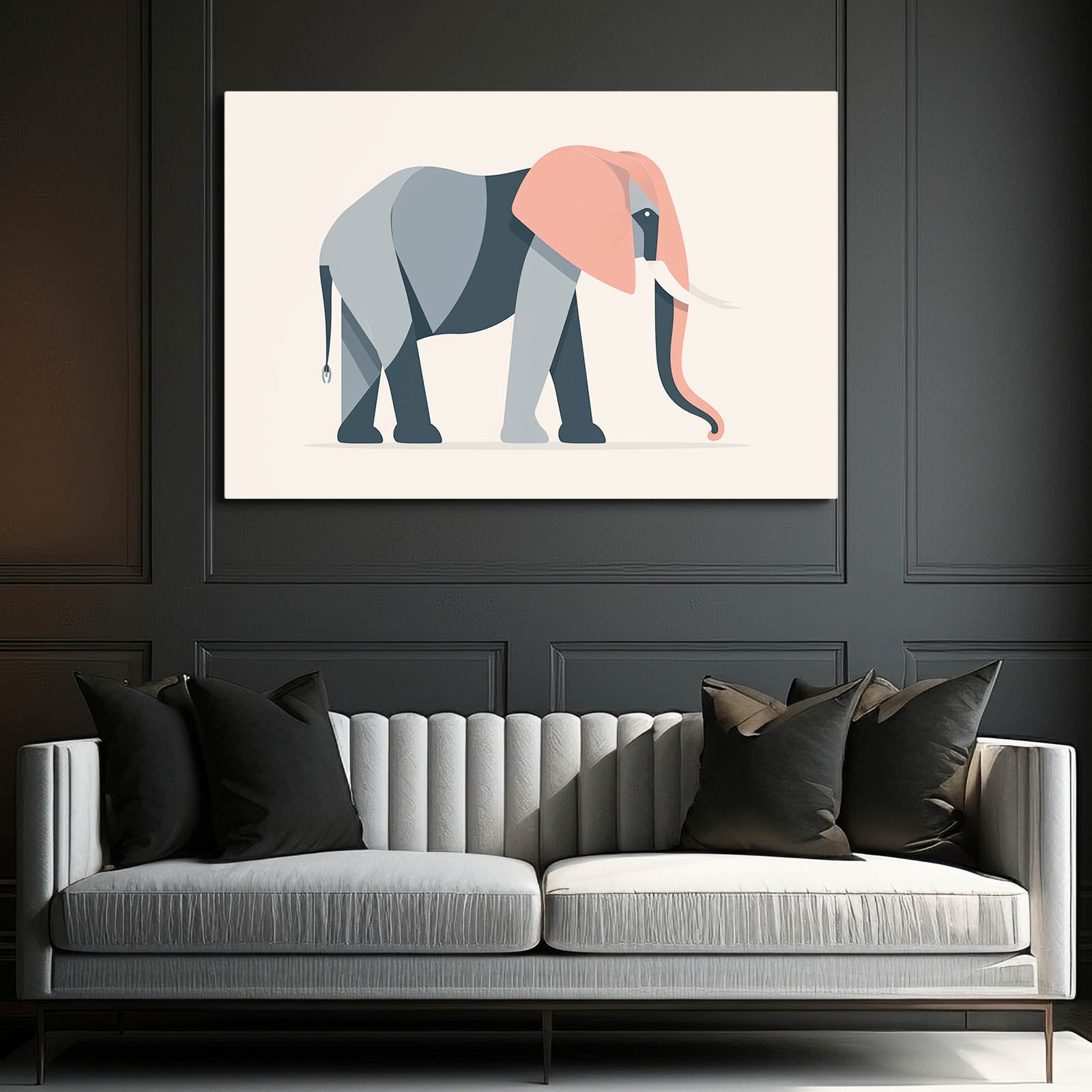 Elephant Vector Wall Art