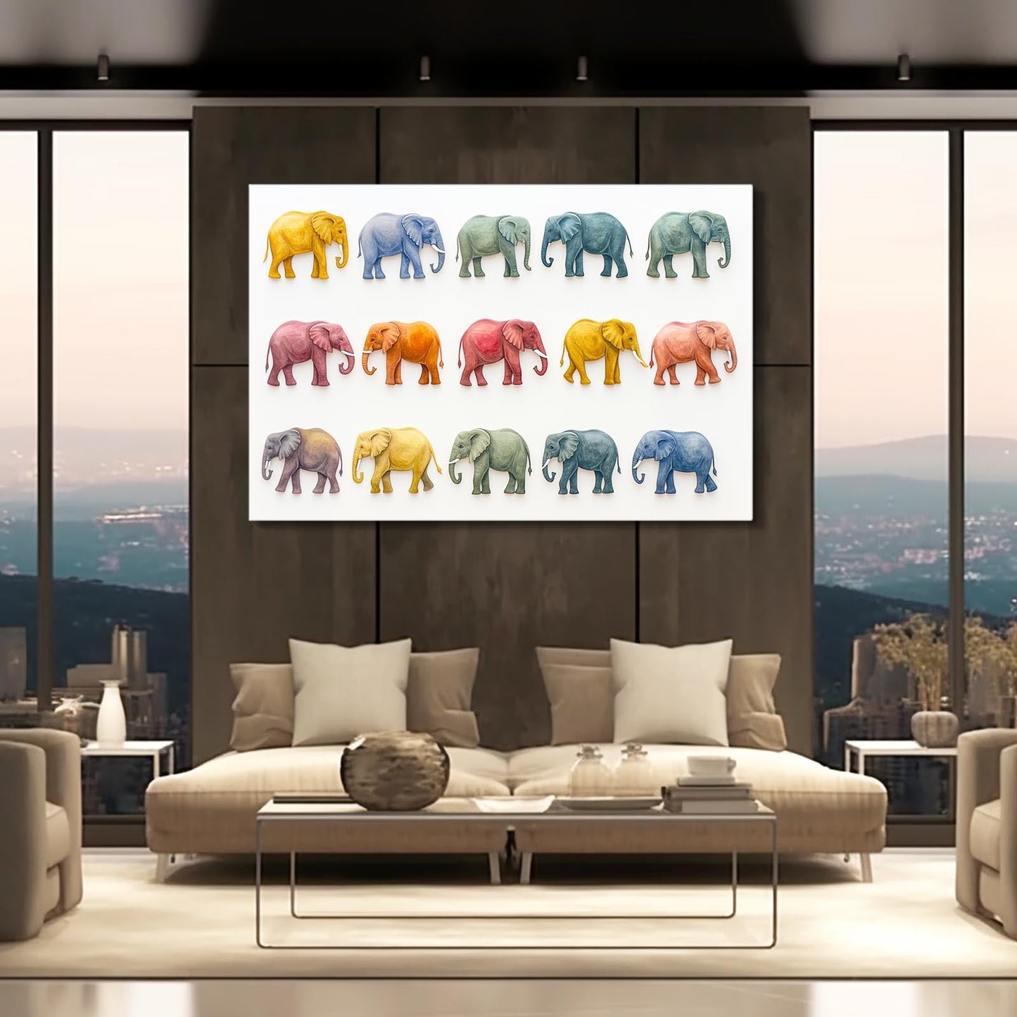 Elephant Wall Art For Living Room