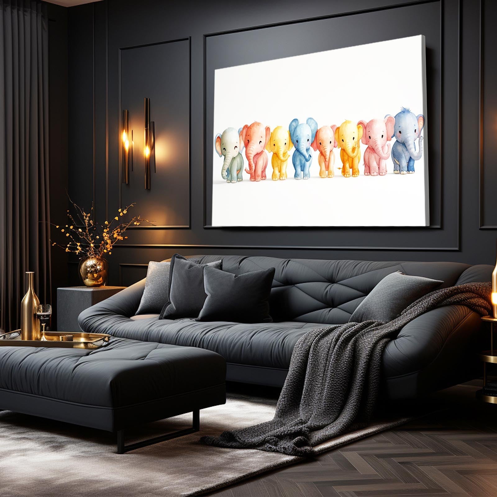 Elephant Wall Art Nursery