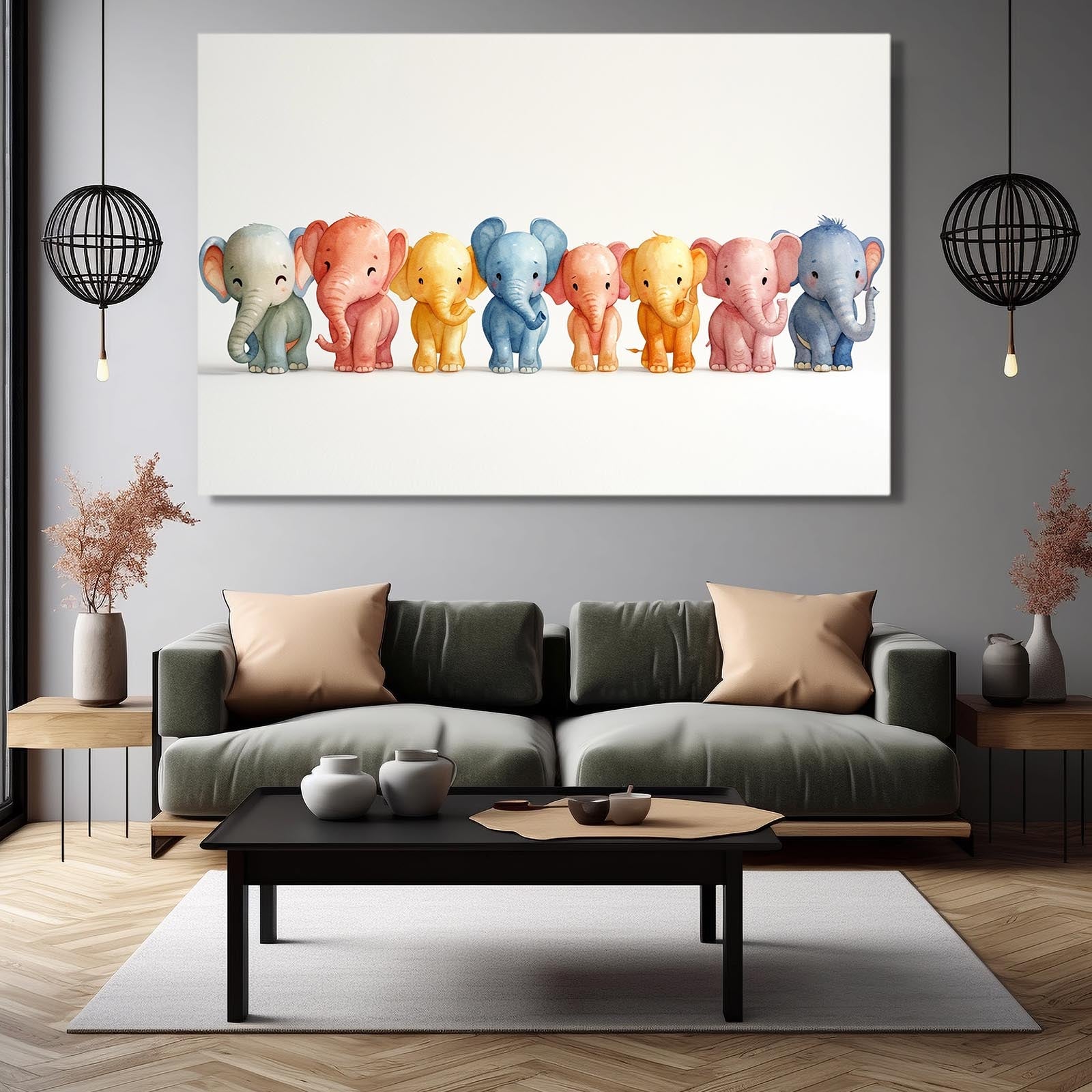 Elephant Wall Art Nursery
