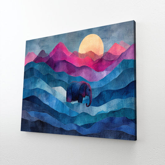 Elephant Watercolor Art