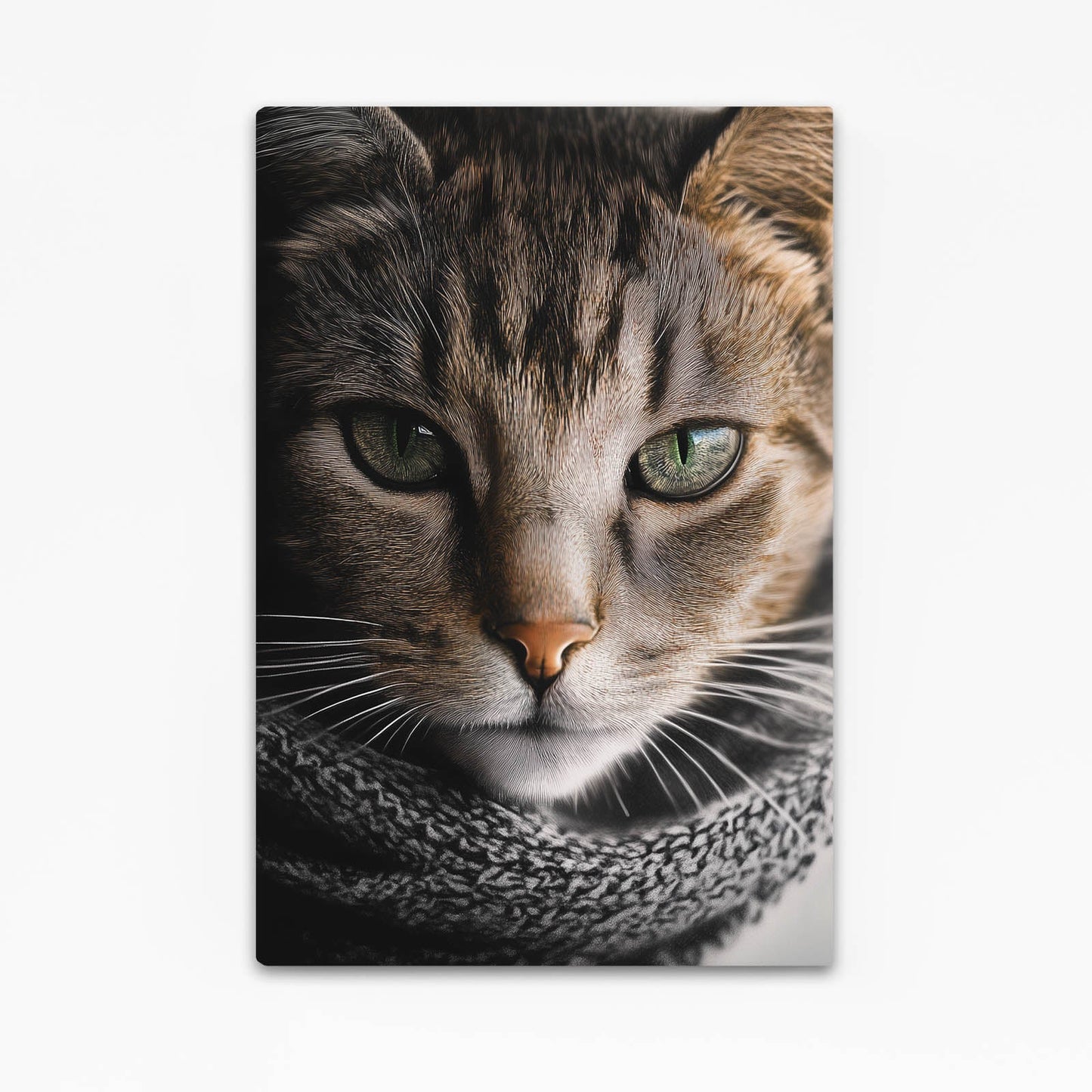 Emerald Gaze Cat Wall Art