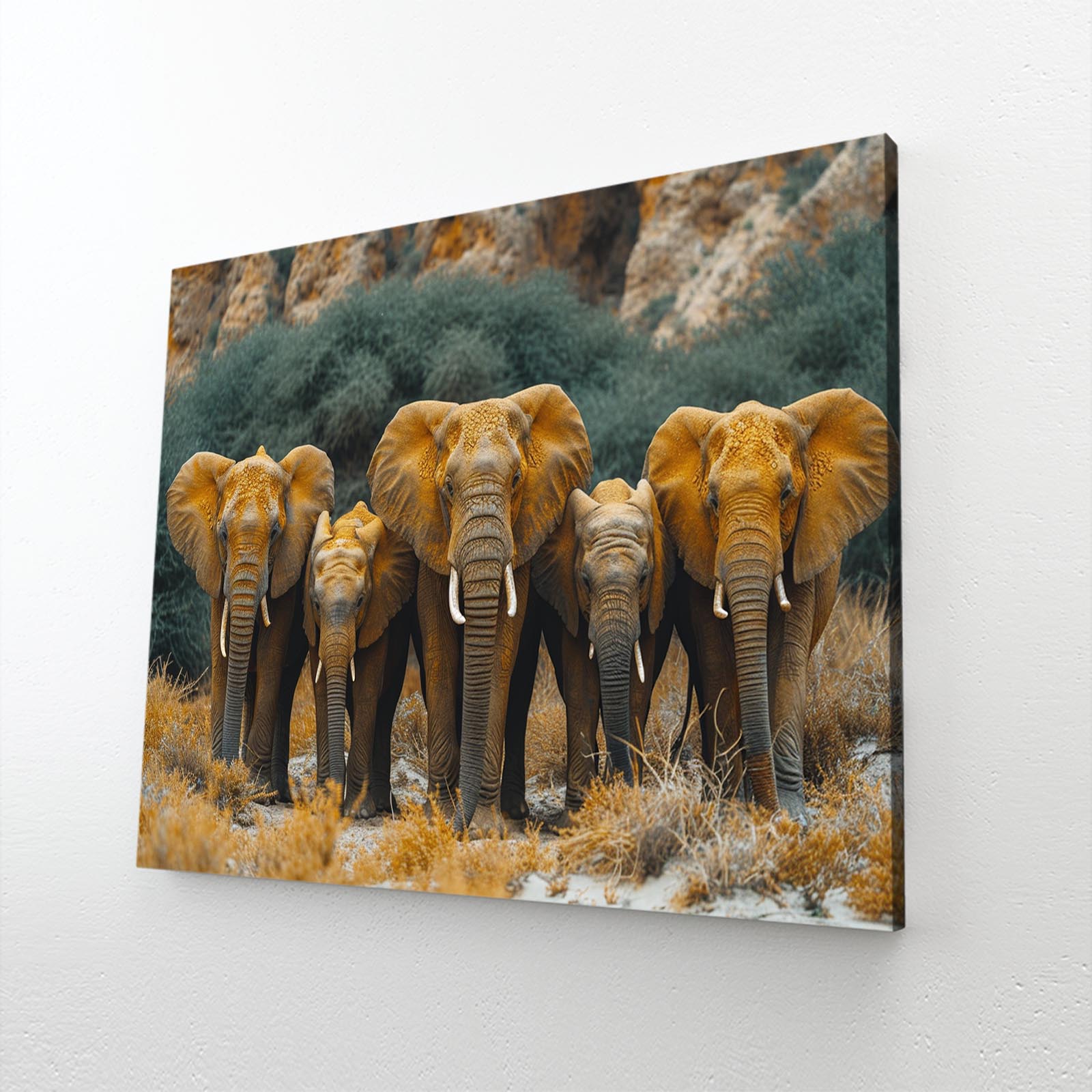Family Elephant Wall Art