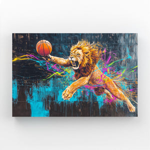 Fierce Lion Canvas