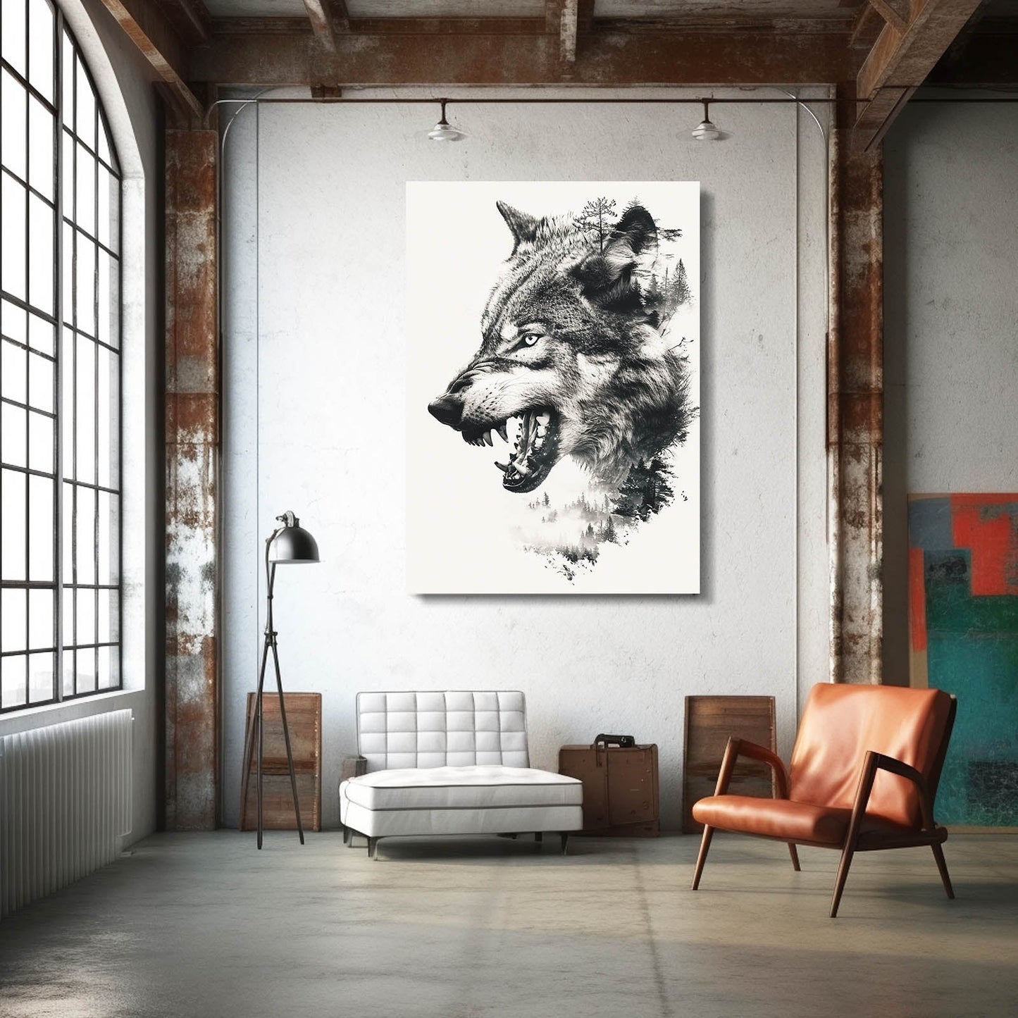 Fierce Wolf Art