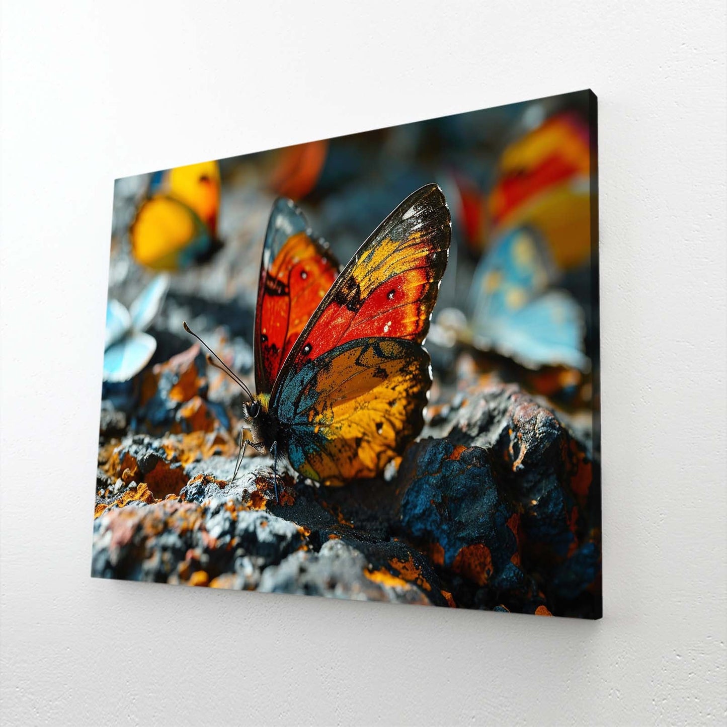 Fiery Butterfly Wall Art