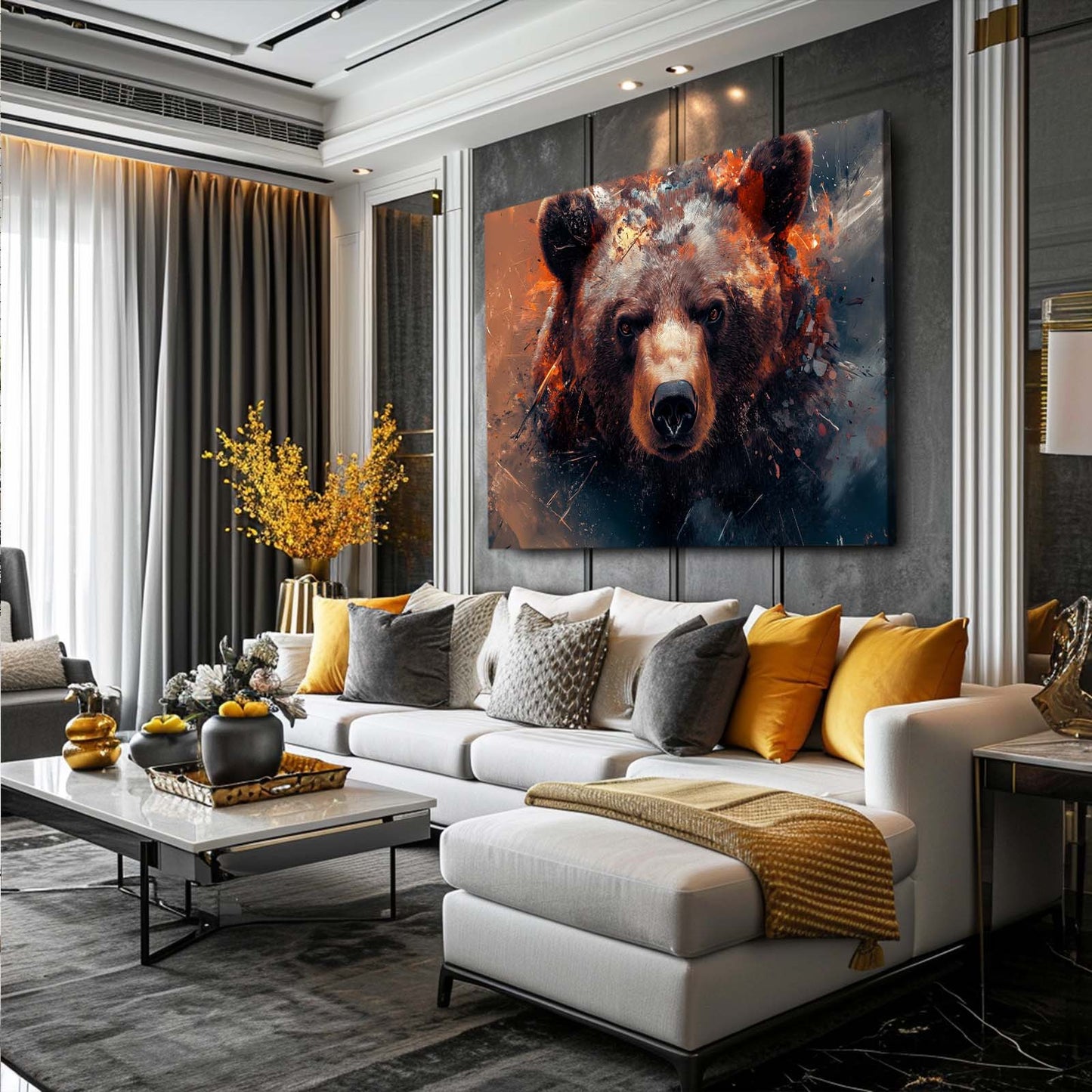 Fire Bear Art