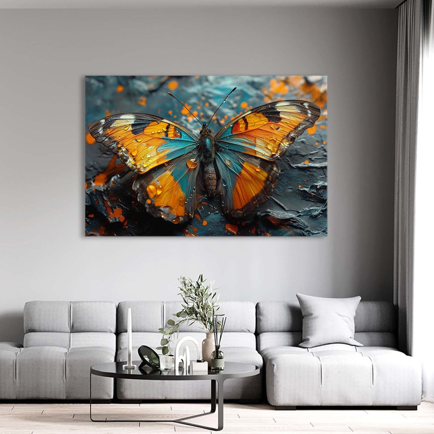 Firestroke Butterfly Wall Art