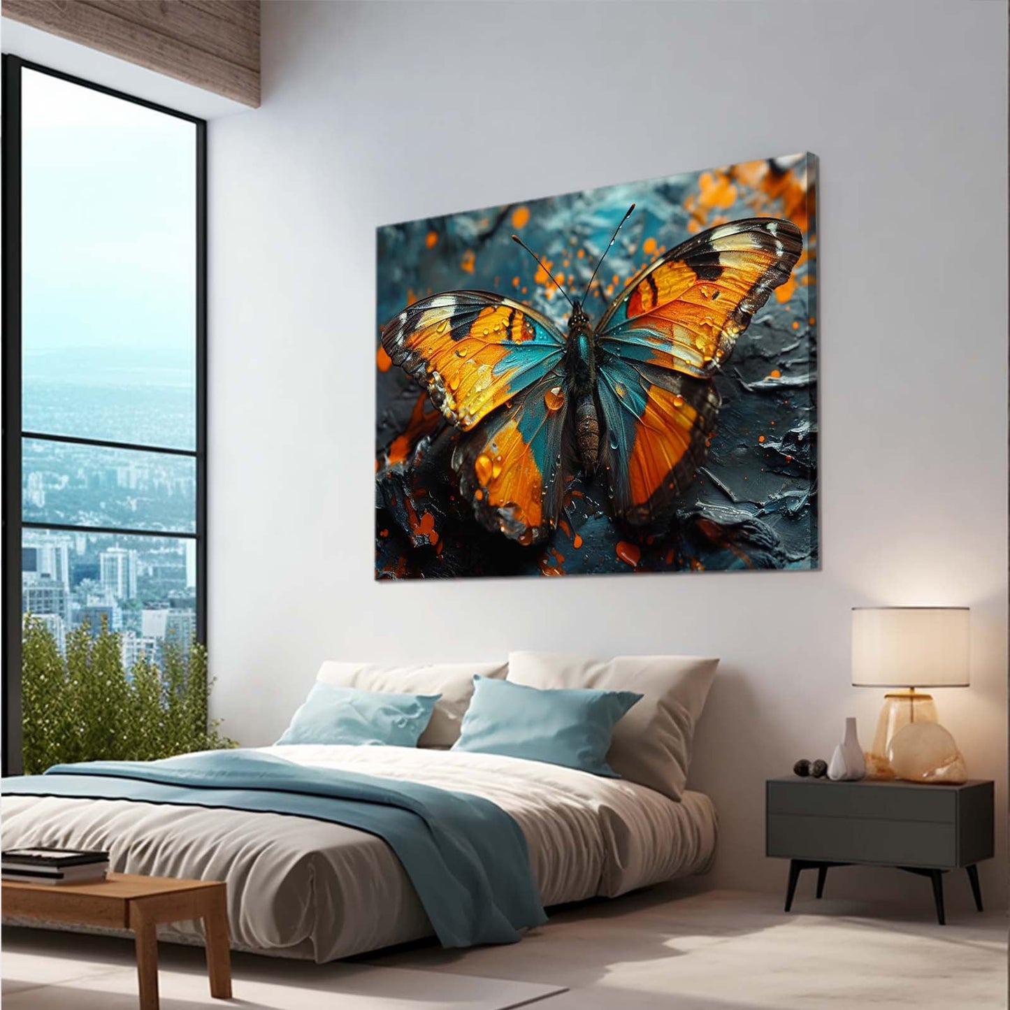 Firestroke Butterfly Wall Art