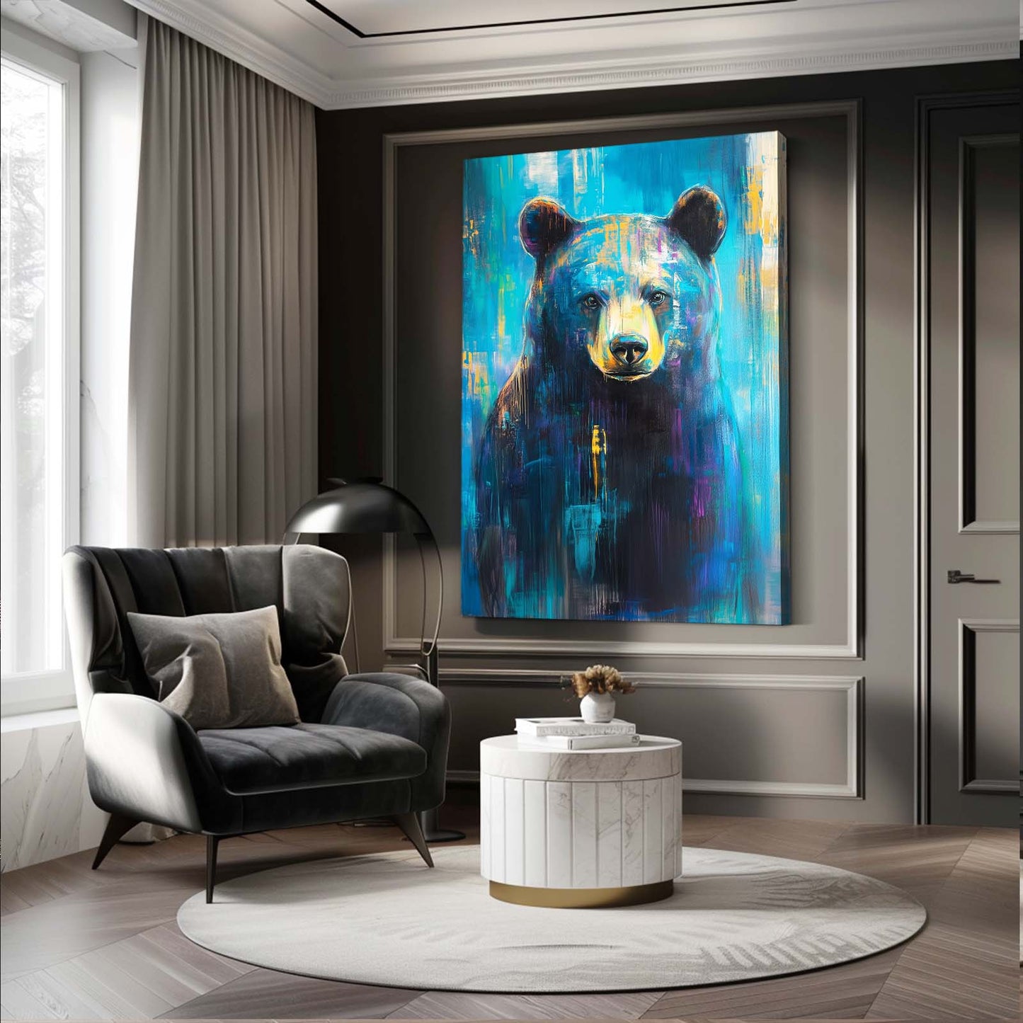 Fluid Art Bears