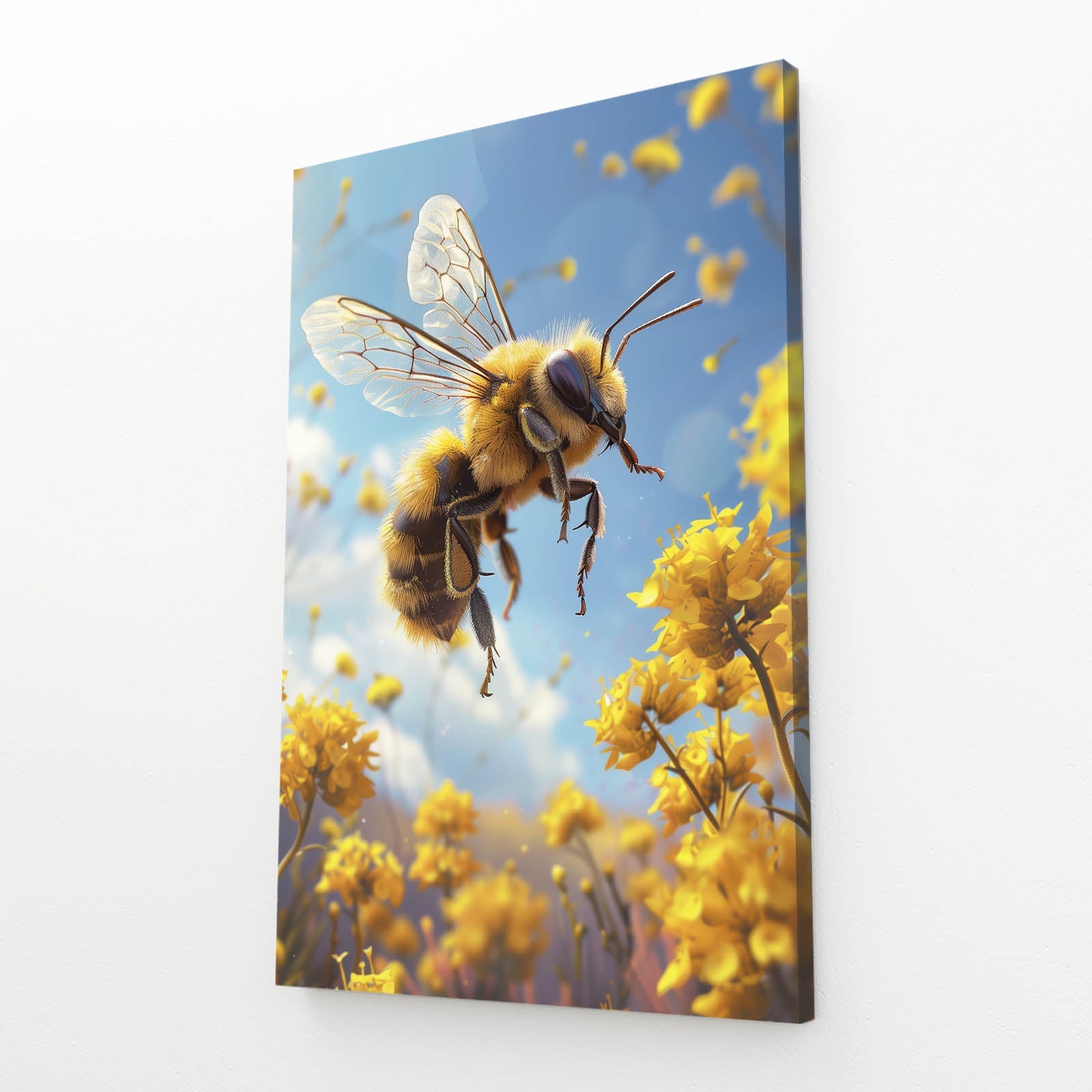 Flying Bee Art